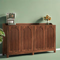 Farmhouse Grille Door Sideboard Buffet Storage Cabinet