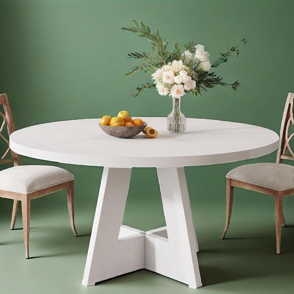 Rustic Round Farmhouse Dining Table