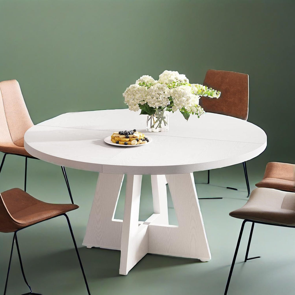 Rustic Round Farmhouse Dining Table