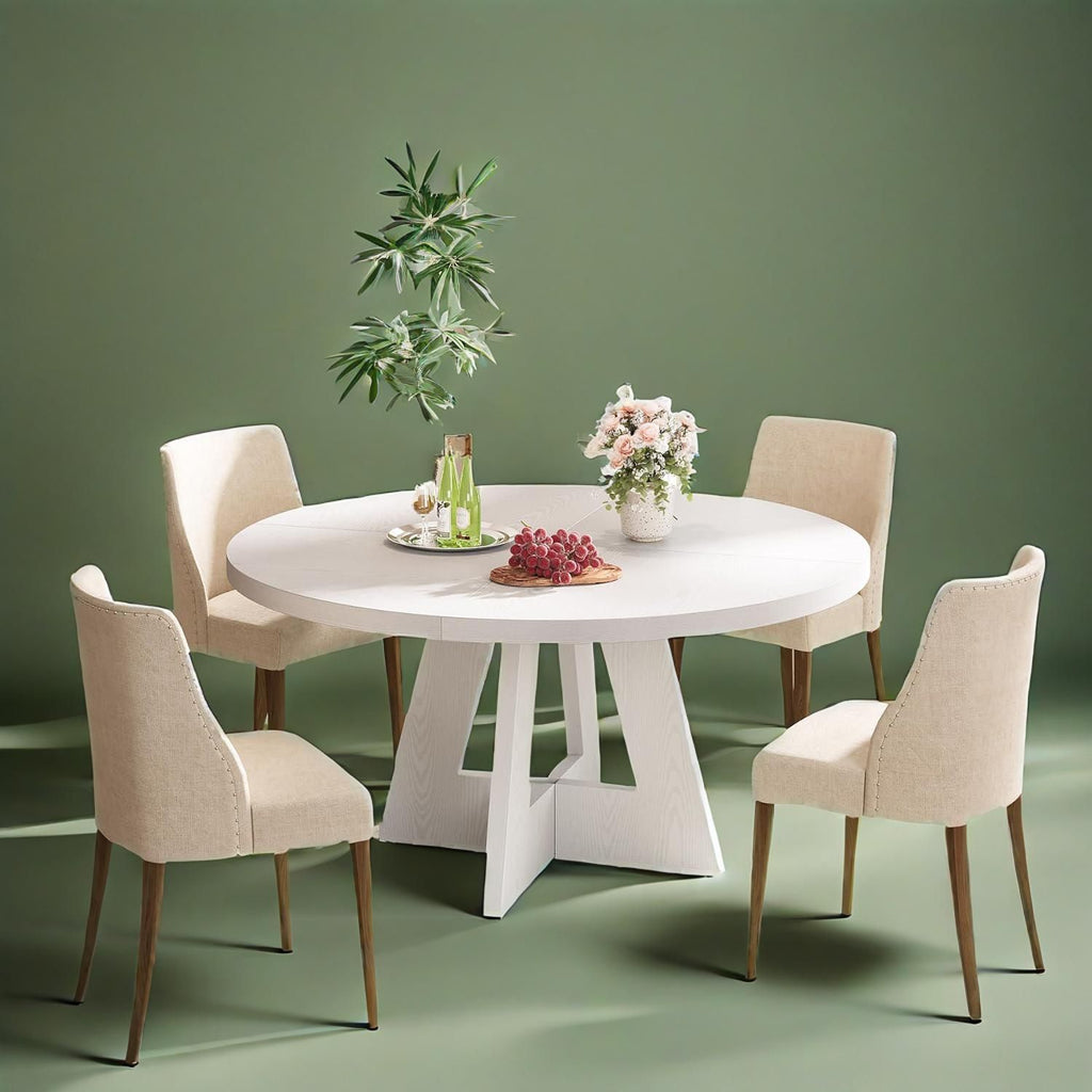 Rustic Round Farmhouse Dining Table
