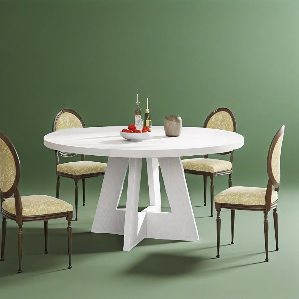 Rustic Round Farmhouse Dining Table